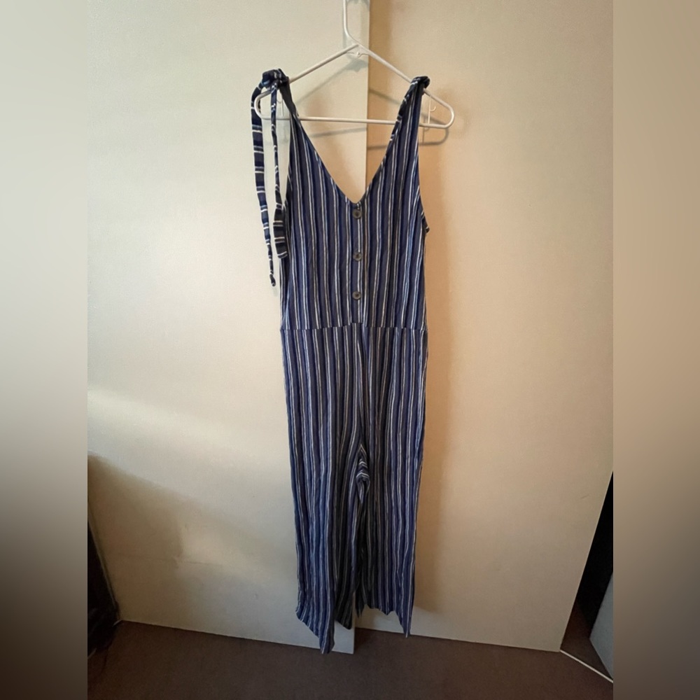 Striped jumpsuit